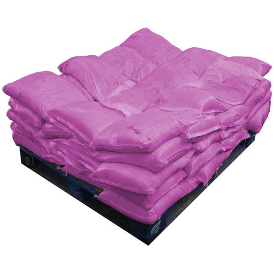 Sand Bags Pre Filled Pink (UV Protected) (50x15kg)