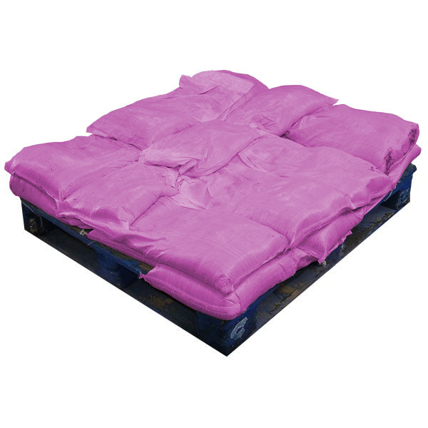 Sand Bags Pre Filled Pink (UV Protected) (20x10kg)