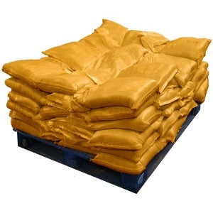 Sand Bags Pre Filled Yellow (UV Protected) (60x10kg)