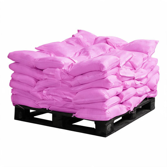 Sand Bags Pre Filled Pink (UV Protected) (60x10kg)
