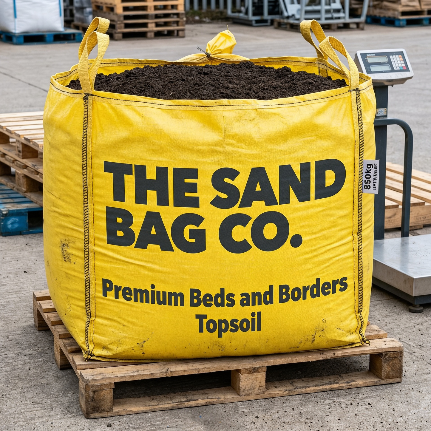 Premium Beds and Borders Topsoil - 850KG Bulk Bag
