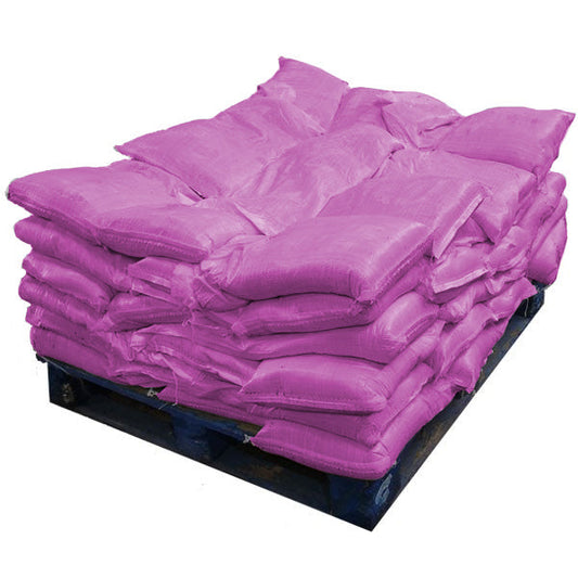 Gravel Filled Sandbags Pink (uv protected) (60x15kg)