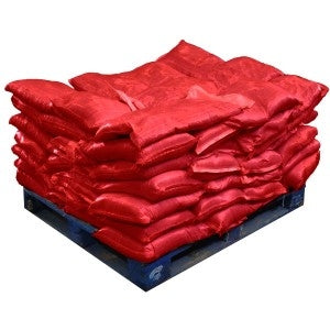 Gravel Filled Sandbags Red (uv protected) (70x15kg)