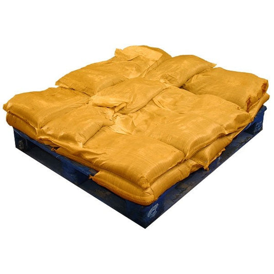 Gravel Filled Sandbags Yellow (uv protected) (20x15kg)