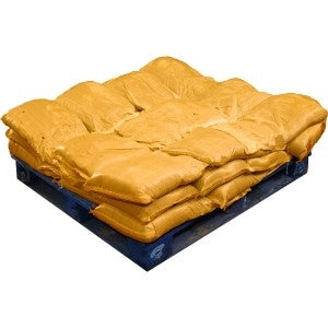 Gravel Filled Sandbags Yellow (uv protected) (30x15kg)
