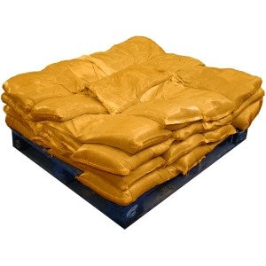 Gravel Filled Sandbags Yellow (uv protected) (40x15kg)