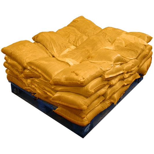 Sandbags Pre Filled Yellow  (uv protected) (50x15kg)