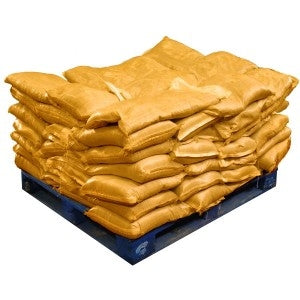 Gravel Filled Sandbags Yellow (uv protected) (70x15kg)